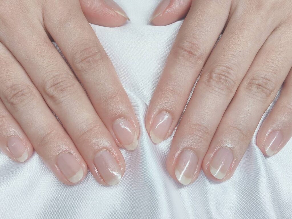 ネイルケア後のお客様
